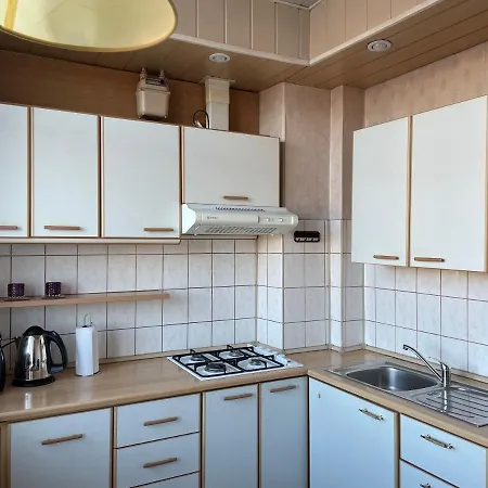 A Cozy With A Wonderful View Of The River In The Old Town Of Wilno